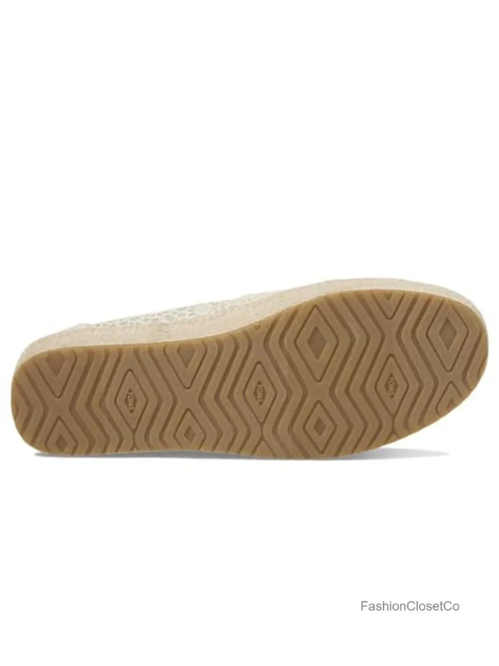 TOMS Valencia Espadrille Slip-On Flats with OrthoLite Insole, Padded Heel,